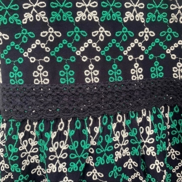 NWT Anthropologie Maeve Boho Embroidered Crochet Peplum StyleTop - Picture 10 of 11